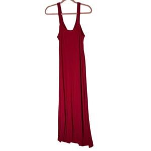 Spense Hot Pink Sleeveless V-neckline Empire Waist Maxi Summer Sundress Size XL